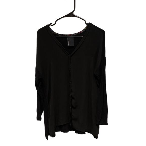 Anthropologie Dolan “tshirt” black cardigan medium - Picture 1 of 8